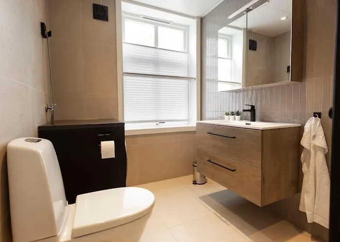 아파트 New! Modern In Historic Area Of Bergen! 베르겐